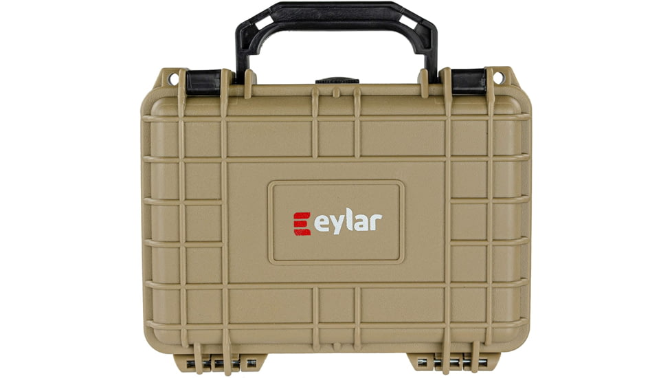 Eylar Protective Gear and Camera Hard Case Water &amp; Shock Proof w/Foam, Tan, SA00011-Tan