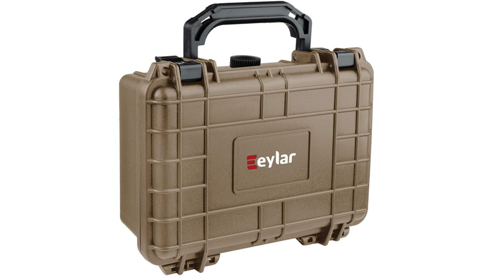 Eylar Small 8.12in Waterproof Gear Hard Case w/Foam, Tan, SA00011-TAN