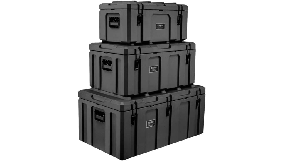 Eylar SR-7 Combo Crossover Transport Cargo Case - 3 Pack, Black, SR00007-COMBO-BLK