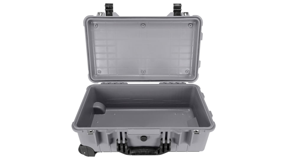 Eylar Standard 22in Waterproof Carry-On Travel Roller Gear Hard Case w/Foam, Gray, SA00034-GRA