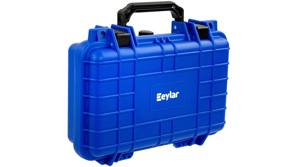 Eylar Compact 11.6in Waterproof Hard Single Gun Case w/Foam, Blue, SA00010-BLU