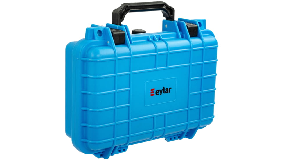Eylar Compact 11.6in Waterproof Hard Single Gun Case w/Foam, Light Blue, SA00010-NBLU