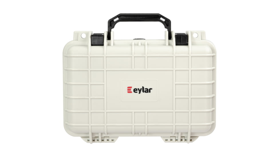 Eylar Tactical Hard Gun Case Water &amp; Shock Proof with Foam, 11.6 x 8.3 x 3.8 inches, White, SA00010-Whi