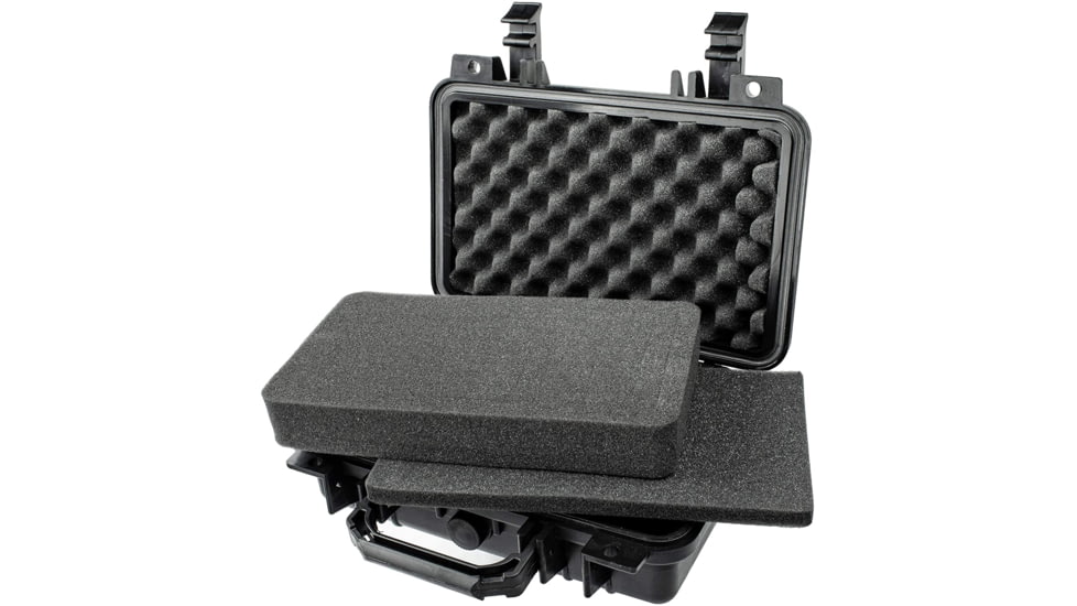 Eylar Tactical Hard Gun Case Water &amp; Shock Proof with Foam, Black, SA00010