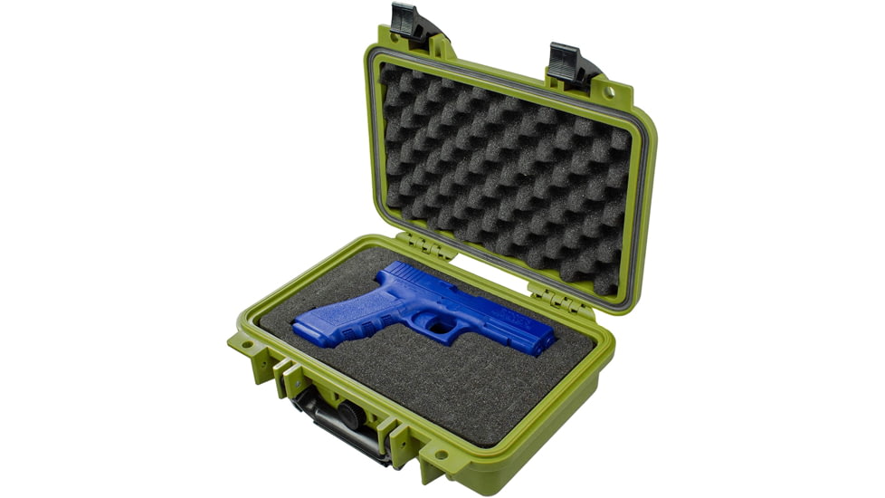 Eylar Tactical Hard Gun Case Water &amp; Shock Proof with Foam, Green, SA00010-Grn