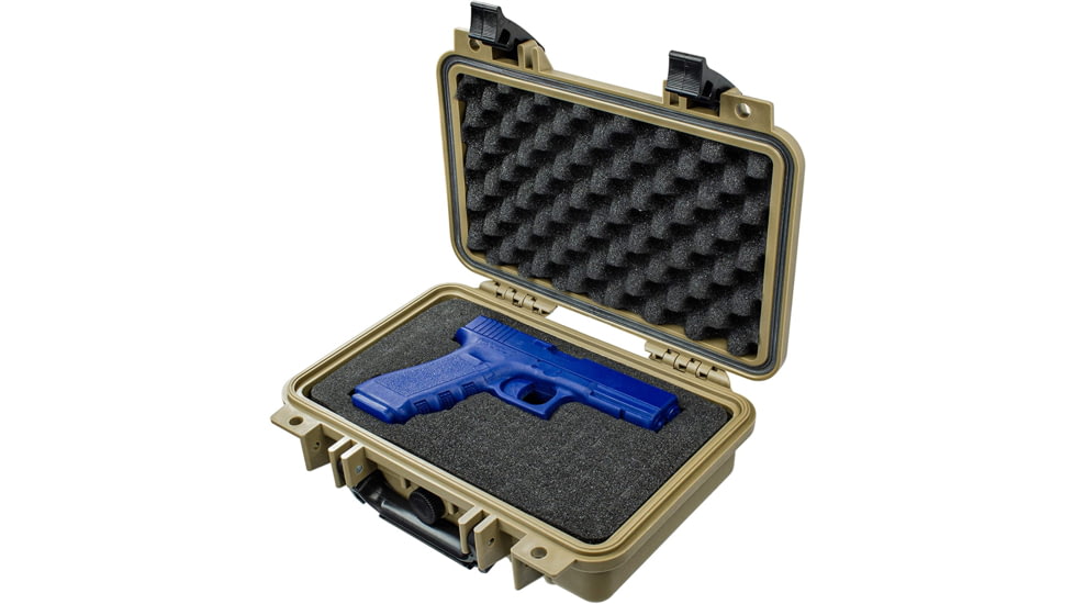 Eylar Tactical Hard Gun Case Water &amp; Shock Proof with Foam, Tan, SA00010-Tan