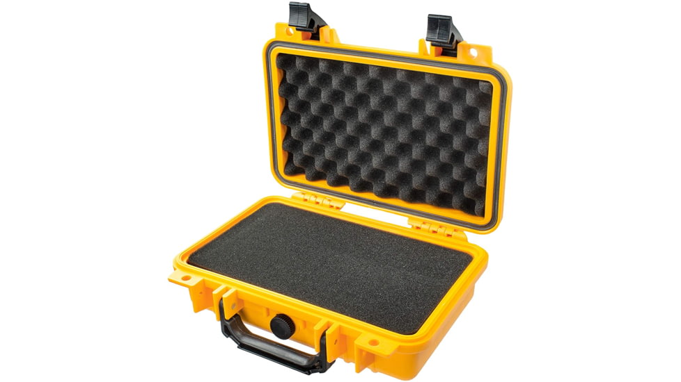 Eylar Tactical Hard Gun Case Water &amp; Shock Proof with Foam, Yellow, SA00010-Ylw
