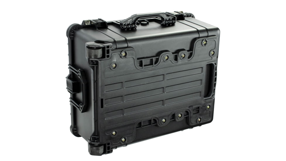 Eylar XL 24.64in Protective Gear Roller Case Water and Shock Resistant w/ Foam, Black, SA00006