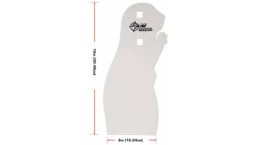 EZ-Aim 15572 Shooting Silhouette Prairie Dog 0.38 Thickness White