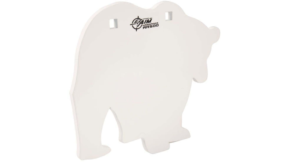 EZ-Aim 15573 Shooting Silhouette Bear 0.38 Thickness White