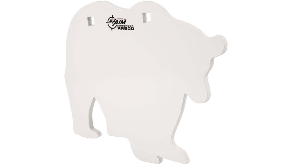 EZ-Aim 15573 Shooting Silhouette Bear 0.38 Thickness White