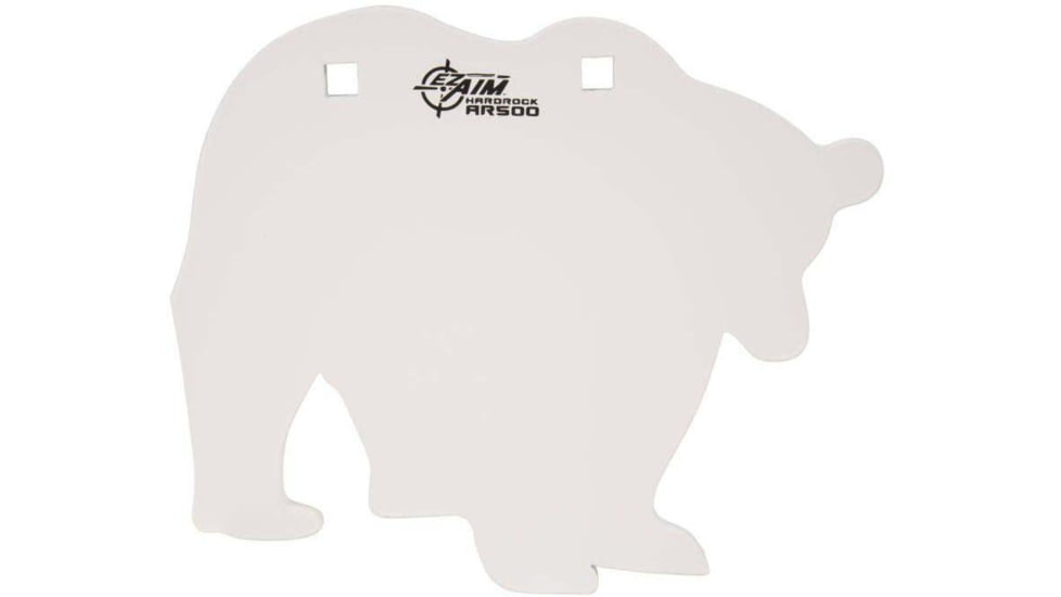 EZ-Aim 15573 Shooting Silhouette Bear 0.38 Thickness White
