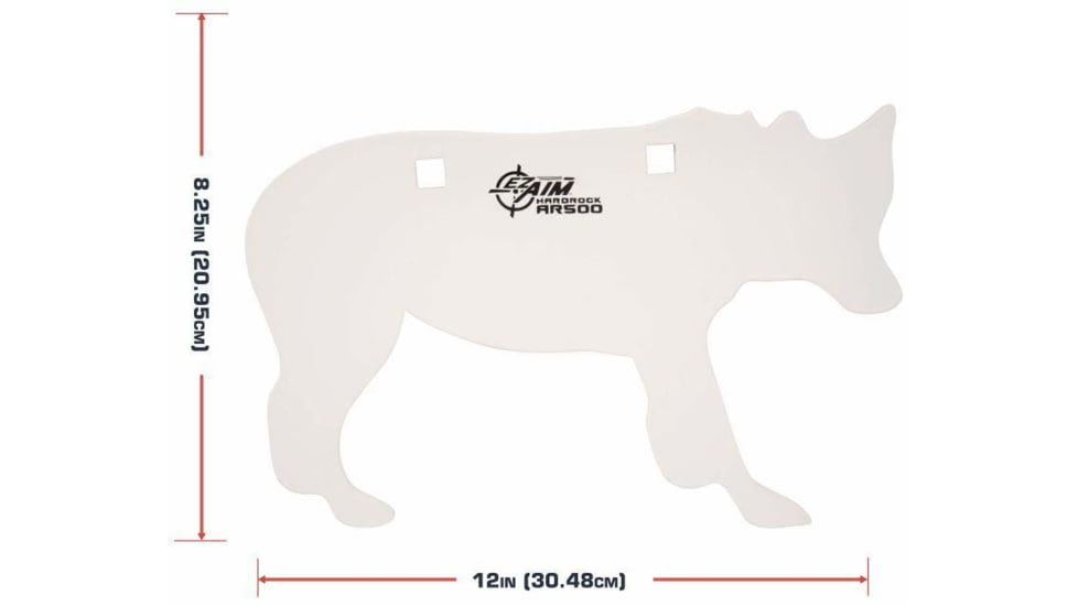 EZ-Aim 15574 Shooting Silhouette Coyote 0.38 Thickness White
