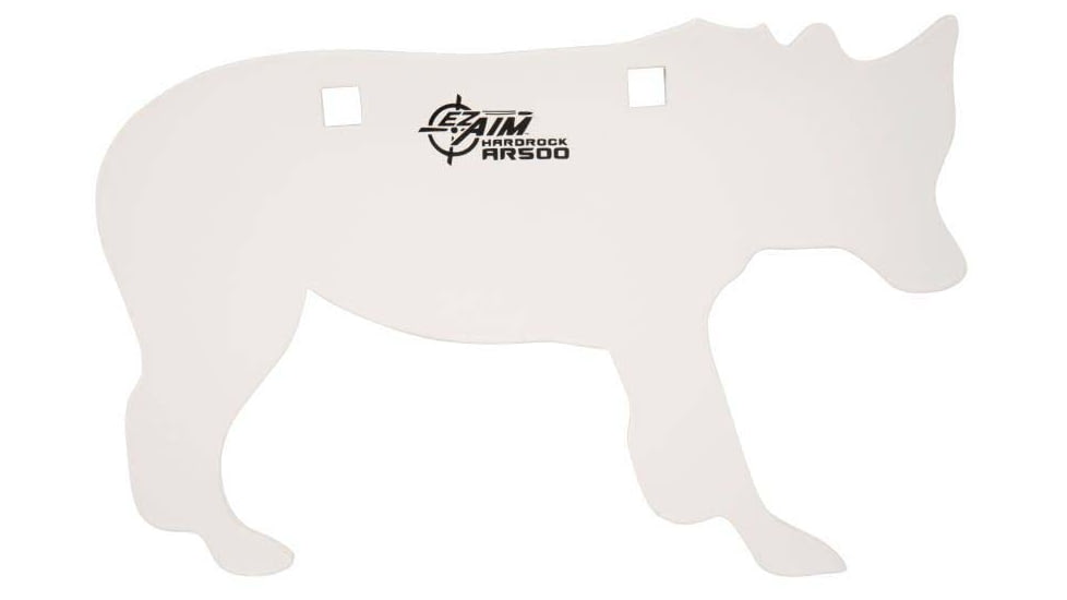 Allen EZ Aim Coyote Steel Shooting Gong Target, 6 lbs, Range 100 yards, White, 15574