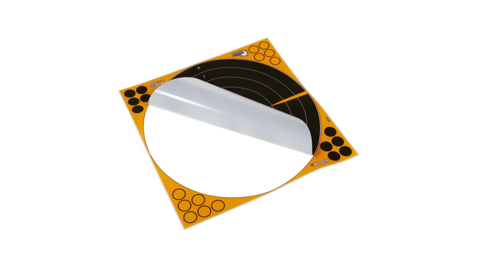 EZ-Aim Adhesive Splash Bullseye Target, Orange, 17.5X17.5, 15227