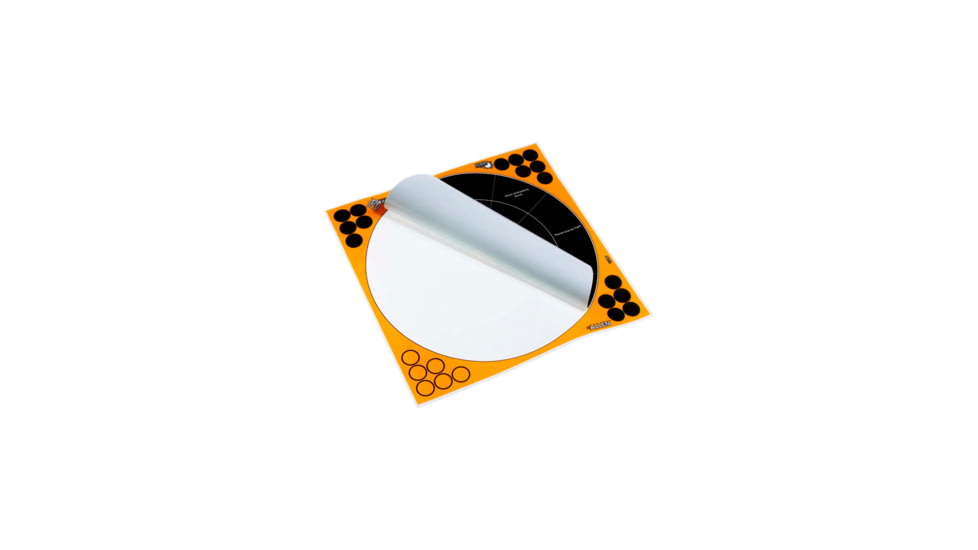 EZ-Aim Adhesive Splash Handgun Trainer Target, Orange, 12X12, 15248