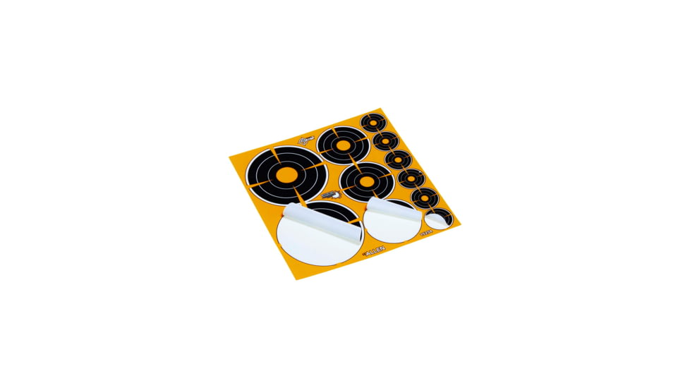EZ-Aim Allen Adhesive Splash Bullseye Variety Pack Targets, Orange, 1in, 2in, 3in, 15254
