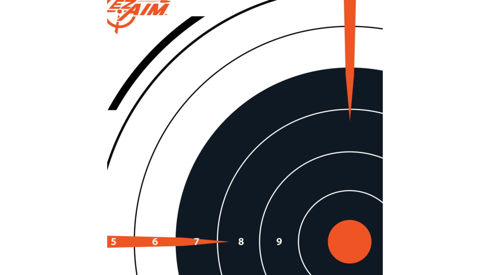 EZ-Aim Allen Bullseye Target 12-Pack, Black, 12X12, 15334