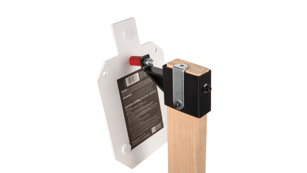 EZ-Aim Allen Steel Gong Hanger Target w/Recoil Spring, 2 x 4in Mount, 2.3 lbs, Black Powder Coated, 15515