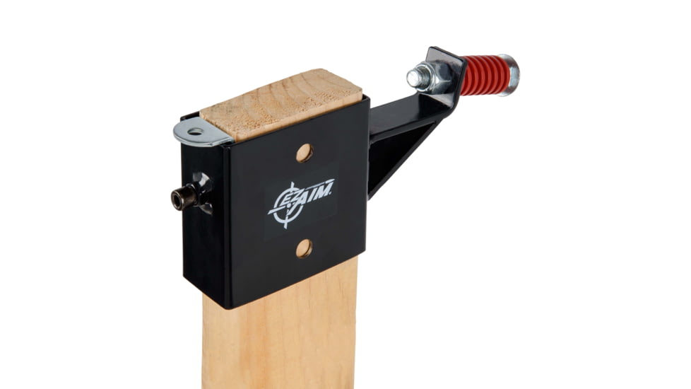 EZ-Aim Allen Steel Gong Hanger Target w/Recoil Spring, 2 x 4in Mount, 2.3 lbs, Black Powder Coated, 15515