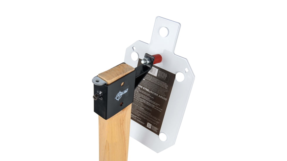 EZ-Aim Allen Steel Gong Hanger Target w/Recoil Spring, 2 x 4in Mount, 2.3 lbs, Black Powder Coated, 15515