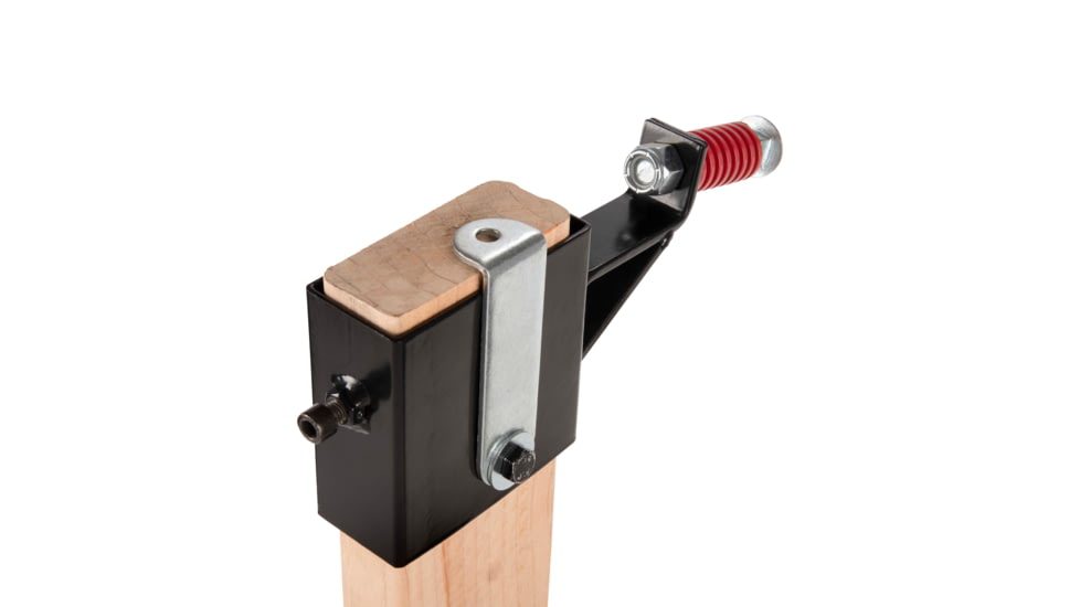 EZ-Aim Allen Steel Gong Hanger Target w/Recoil Spring, 2 x 4in Mount, 2.3 lbs, Black Powder Coated, 15515