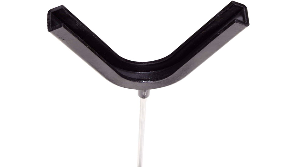 EZ-Aim Clay Target Holder, Holds 4.5 Clay Targets, 2-Pack, Black, 15 in x 3.5 in, 15386