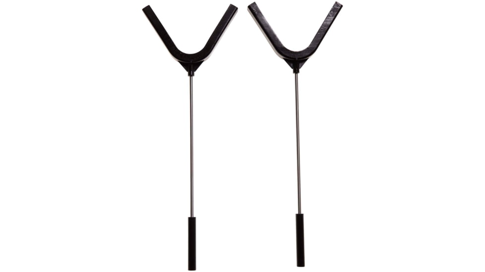 EZ-Aim Clay Target Holder, Holds 4.5 Clay Targets, 2-Pack, Black, 15 in x 3.5 in, 15386