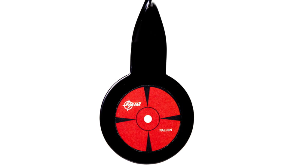 EZ-Aim Deflector Resetting Spinner Target System, Black/Red, 16 in x 22.5 in, 15340