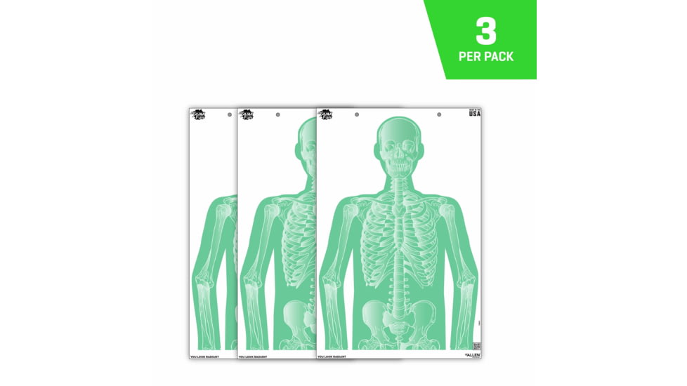 EZ-Aim Fun Group Paper Target Assortment, 12inW x 18inH, 3-Pack, Green, 15651