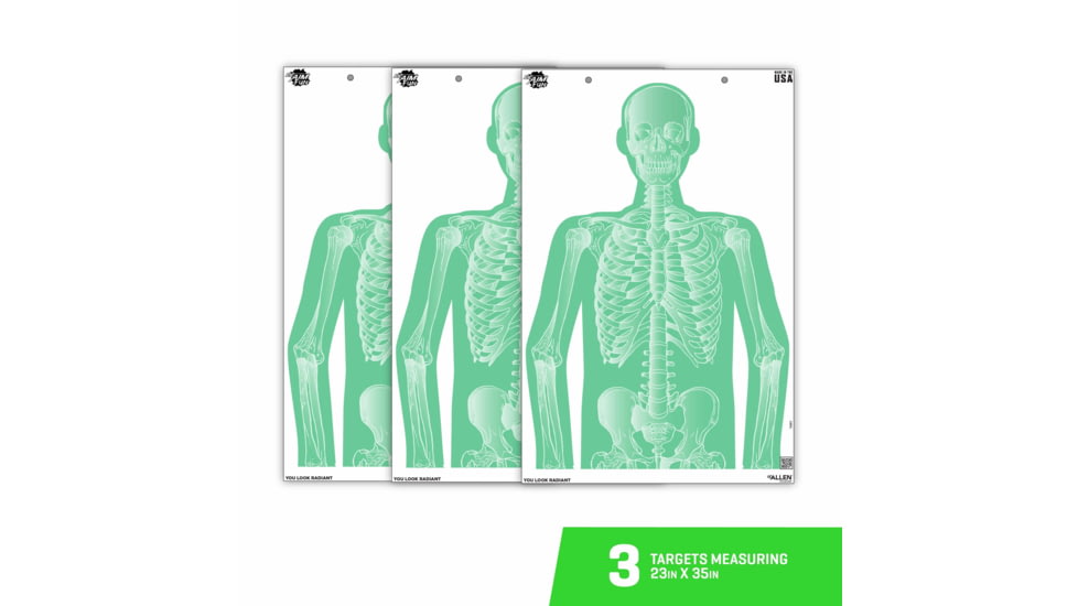 EZ-Aim Fun Group Paper Target Assortment, 12inW x 18inH, 3-Pack, Green, 15651