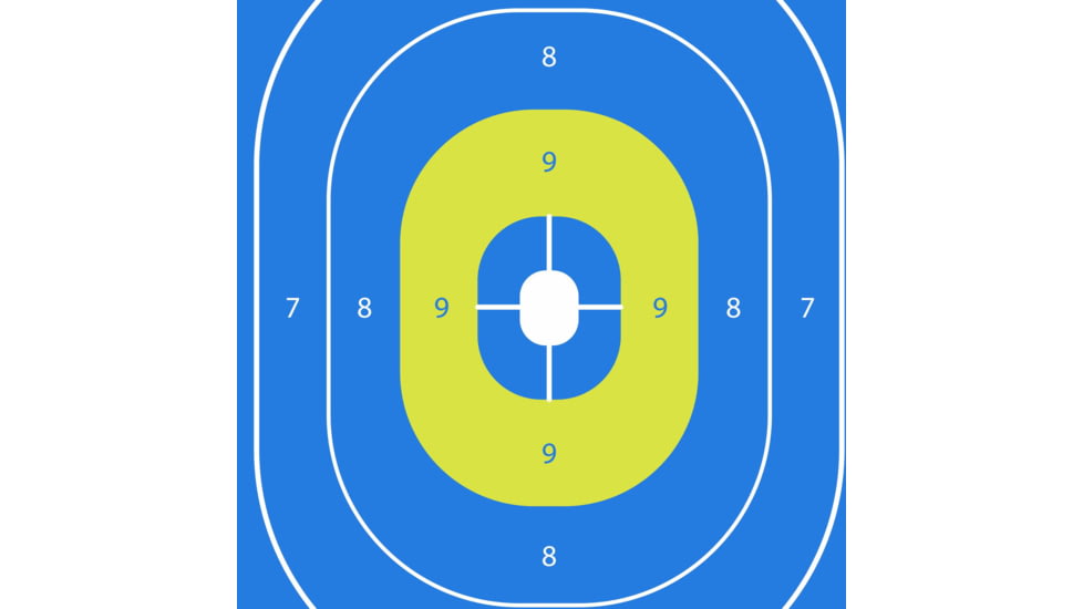 EZ-Aim Fun Imposing Figures Paper Shooting Target Assortment, 12inW x 18inH, 8-Pack, Multi, 15645