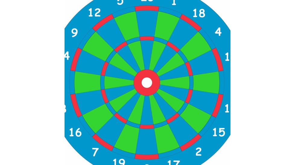 EZ-Aim Fun Plinking the Day Away Paper Shooting Targets, 12inW x 12inH, 12-Pack, Multi, 15638