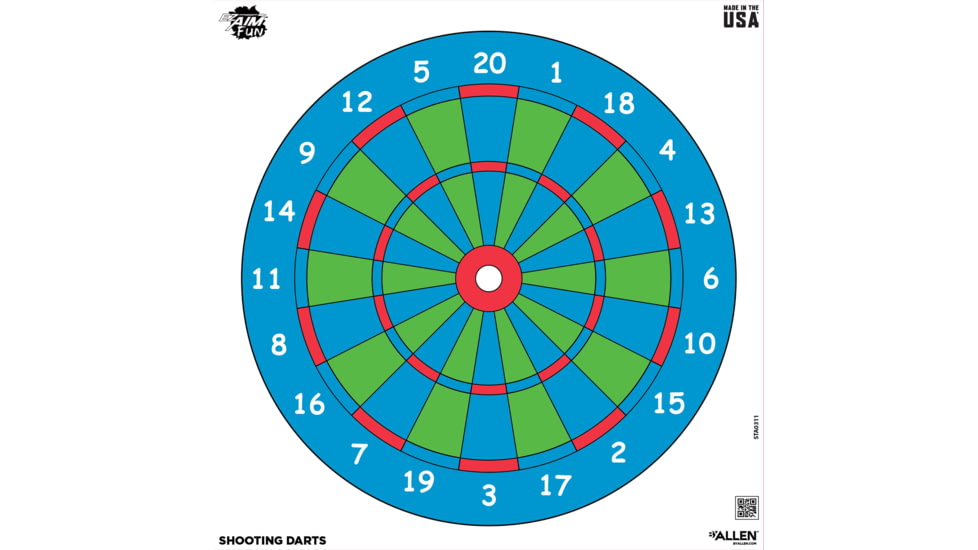 EZ-Aim Fun Plinking the Day Away Paper Shooting Targets, 12inW x 12inH, 12-Pack, Multi, 15638