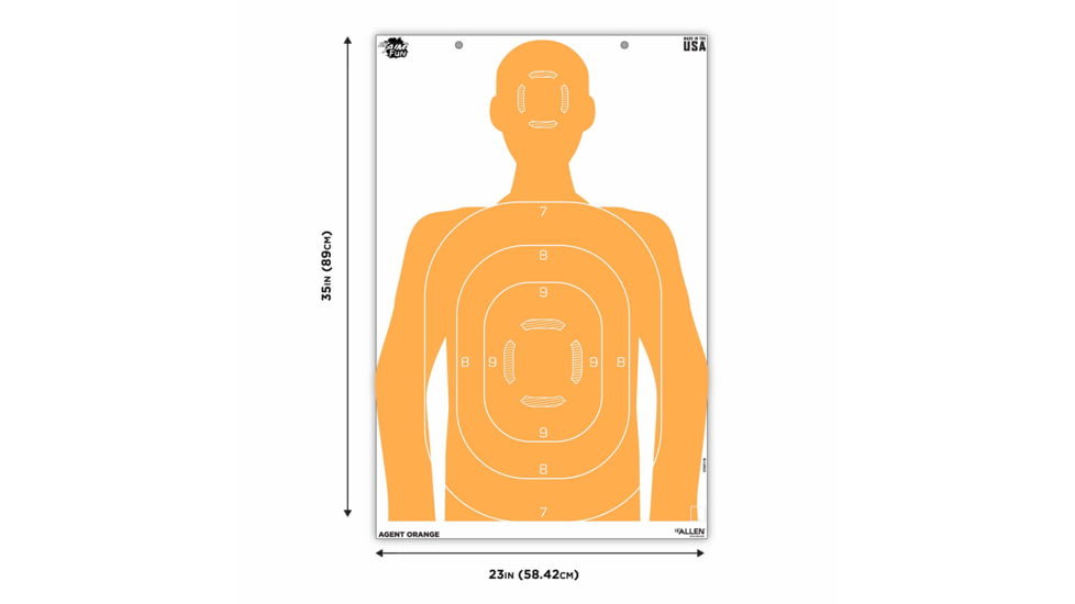 EZ-Aim Fun Tough Crowd Paper Shooting Targets, 23inW x 35inH, 3-Targets, Multi, 15658