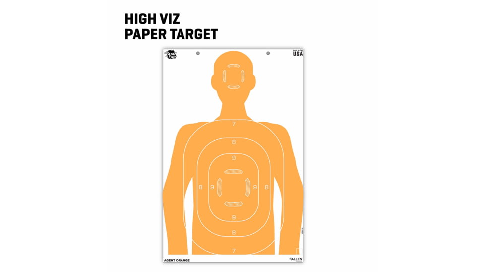 EZ-Aim Fun Tough Crowd Paper Shooting Targets, 23inW x 35inH, 3-Targets, Multi, 15658