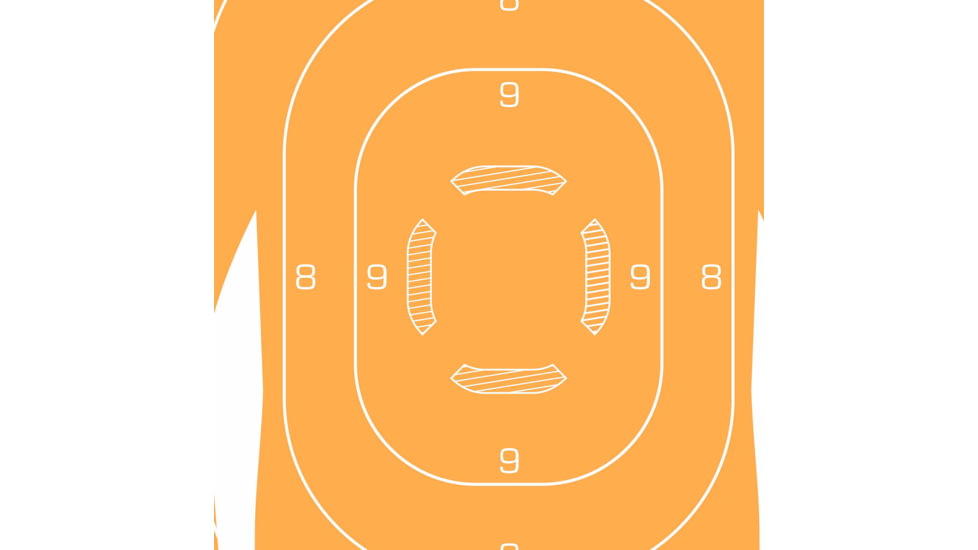 EZ-Aim Fun Tough Crowd Paper Shooting Targets, 23inW x 35inH, 3-Targets, Multi, 15658