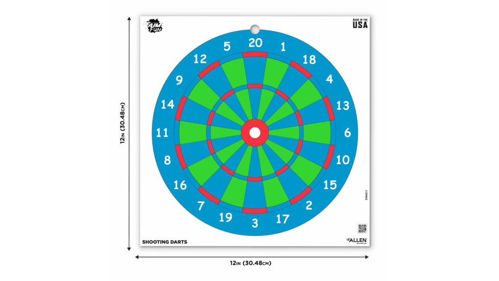 EZ-Aim Fun Triggering More Fun Paper Shooting Targets, 12inW x 12inH, 9-Pack, Multi, 15640