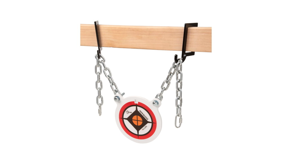 EZ-Aim Horizontal Steel Gong Shooting Target Hanging Hook, 2-Pack, Black, 15571