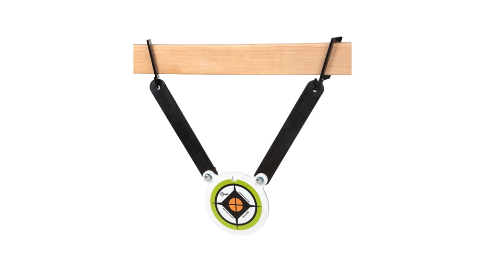 EZ-Aim Horizontal Steel Gong Shooting Target Hanging Hook, 2-Pack, Black, 15571