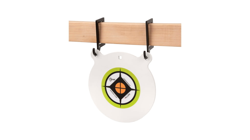 EZ-Aim Horizontal Steel Gong Shooting Target Hanging Hook, 2-Pack, Black, 15571