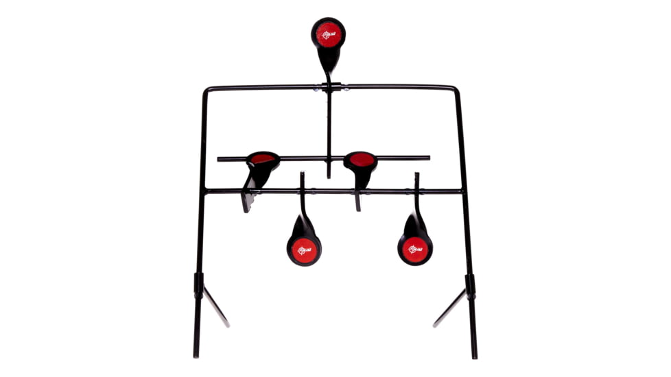 EZ-Aim Metal Resetting Target Set For Plinking, Black, 15285