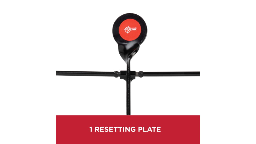 EZ-Aim Metal Resetting Target Set For Plinking, Black, 15285