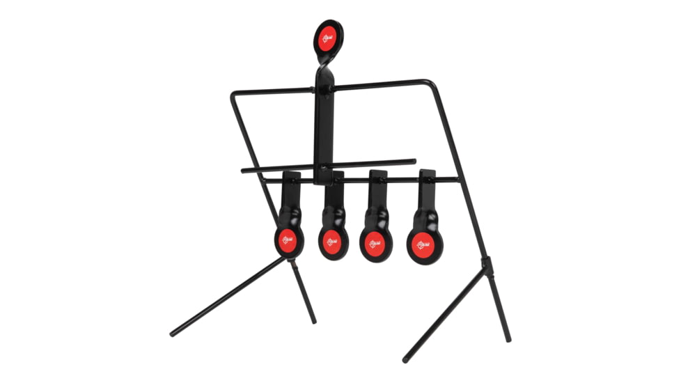 EZ-Aim Metal Resetting Target Set For Plinking, Black, 15285