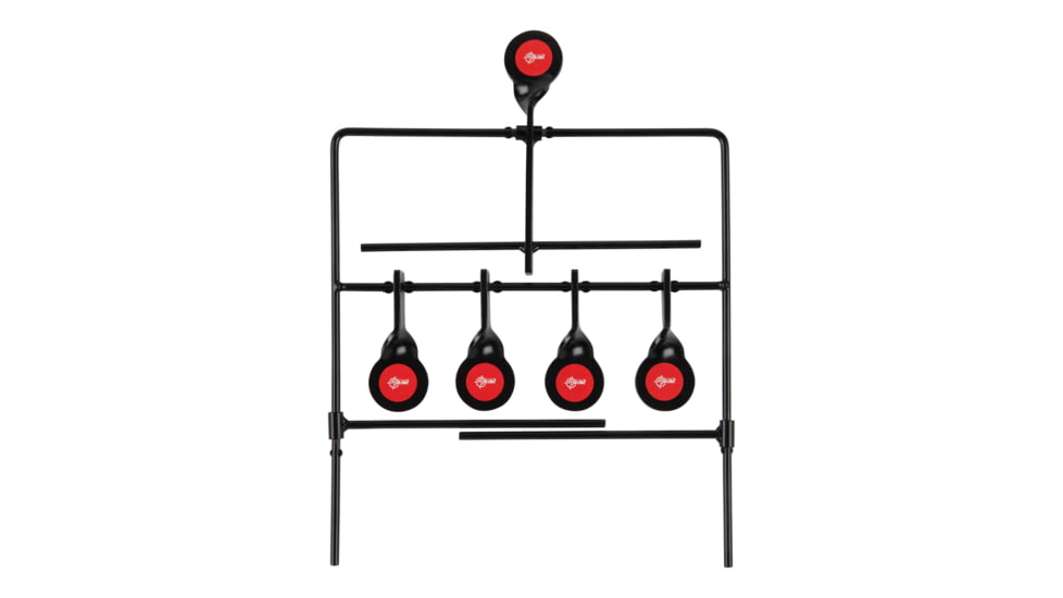 EZ-Aim Metal Resetting Target Set For Plinking, Black, 15285