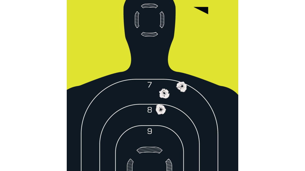 EZ-Aim Non-Adhesive Splash Silhouette Target, Green, 12X18, 15330