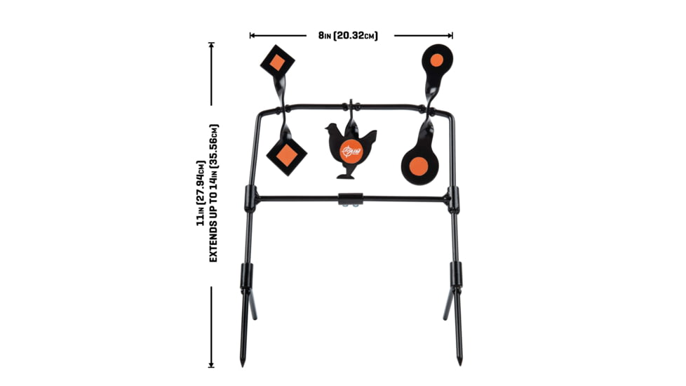 EZ-Aim Rimfire &amp; Airgun Target Kit, Black/Red, 15665