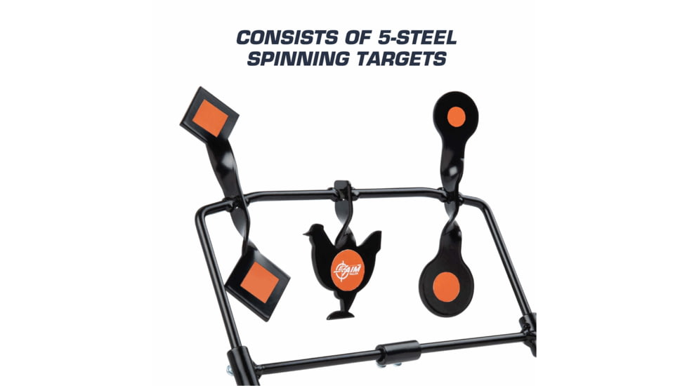 EZ-Aim Rimfire &amp; Airgun Target Kit, Black/Red, 15665