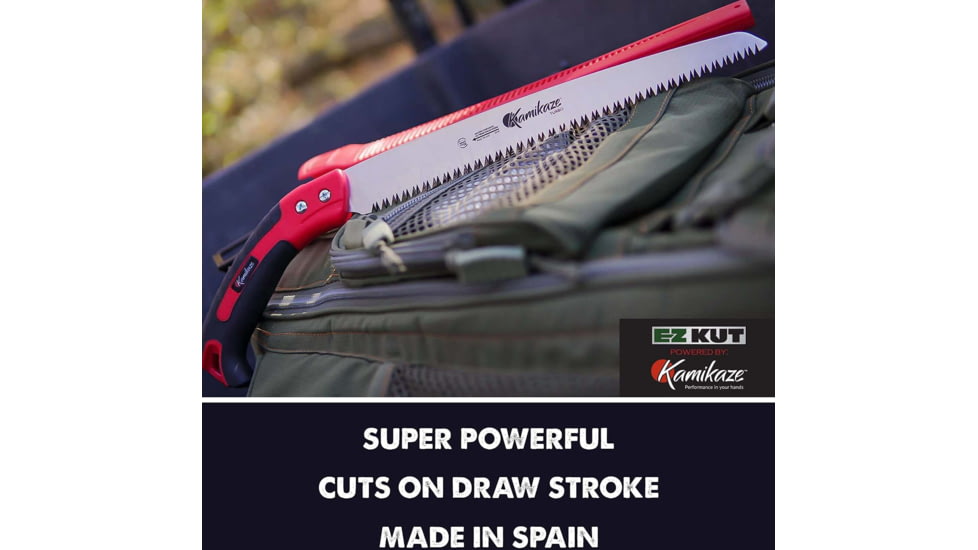 EZ KUT Kamikaze Max Saw Straight Blade, Red/Black, Large, 19.7 in, 2977