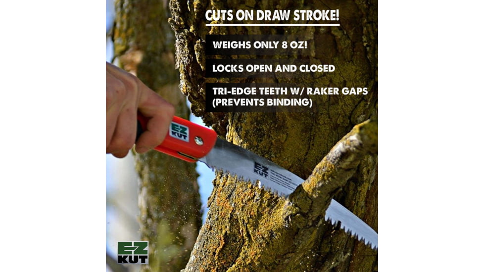 EZ Kut Wow Saw, Red and Silver, Medium, 10 in. folded, 20 in. extended EZ5210